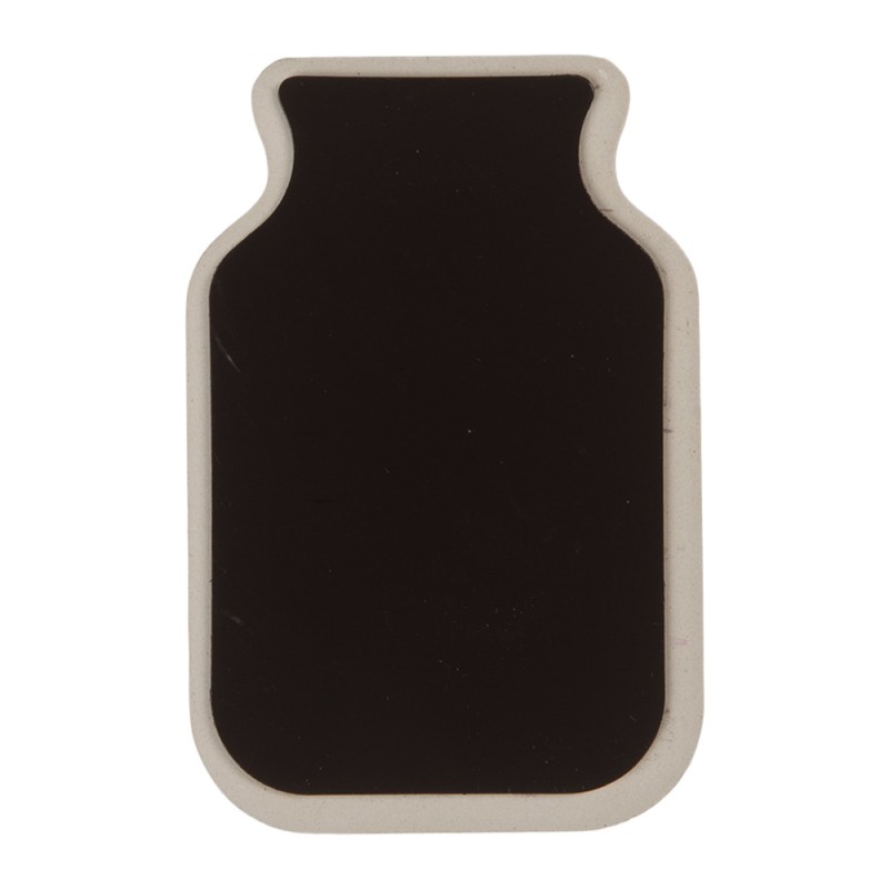 Clayre & Eef Magnet 5x1x8 cm White Metal