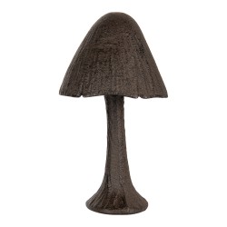 Clayre & Eef Decorative Figurine Mushroom 7x7x13 cm Brown Metal