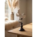 Clayre & Eef Decorative Figurine Bird 15x11x36 cm White Plastic