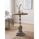 Clayre & Eef Table d'appoint Ø 51x71 cm Marron Bois