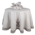 Clayre & Eef Topflappen 20x20 cm Beige Baumwolle Hirsch
