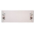 Clayre & Eef Tischläufer 50x140 cm Beige Baumwolle