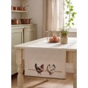 Clayre & Eef Tischläufer 50x140 cm Beige Baumwolle