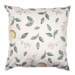 Clayre & Eef Cushion Cover 45x45 cm Beige Polyester Lemon