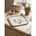 Clayre & Eef Pot Holder 20x20 cm Beige Cotton