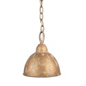Clayre & Eef Lampe à suspension Ø 20x22 cm Couleur or Métal
