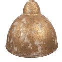 Clayre & Eef Lampe à suspension Ø 20x22 cm Couleur or Métal
