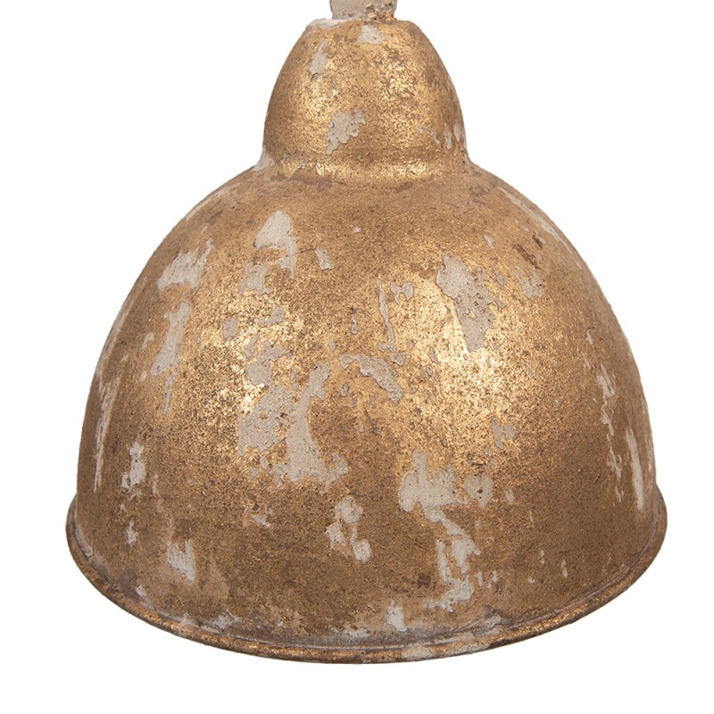 Clayre & Eef Lampe à suspension Ø 20x22 cm Couleur or Métal