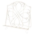 Clayre & Eef Cookbook Stand 31x23x34 cm White Iron