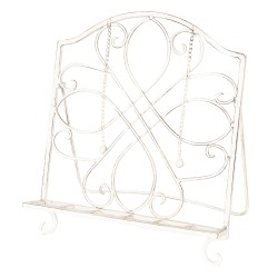 Clayre & Eef Kookboekstandaard 31x23x34 cm Wit IJzer