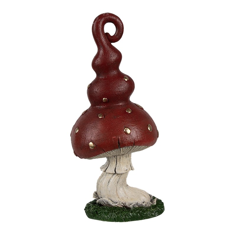 Clayre & Eef Dekoration Pilz 17 cm Rot Polyresin