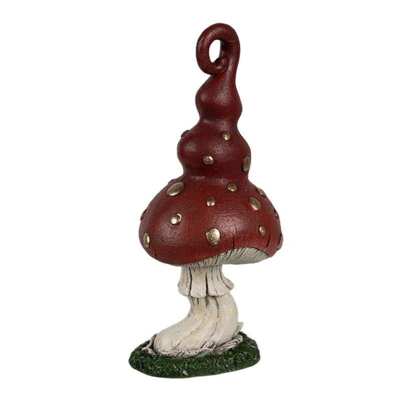 Clayre & Eef Dekoration Pilz 17 cm Rot Polyresin