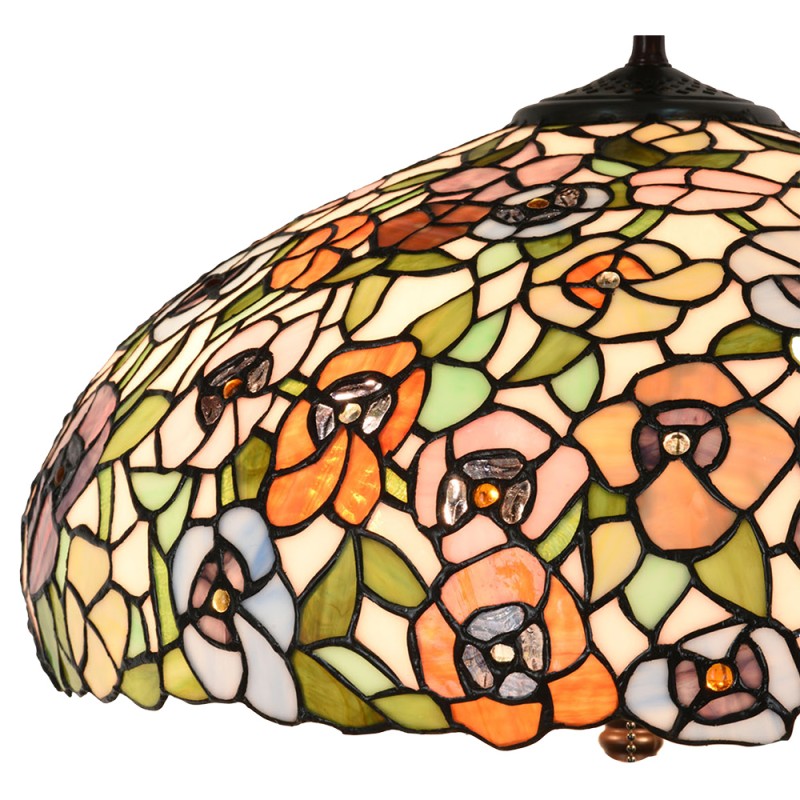 Lumilamp Table Lamp Tiffany Ø 46x72 cm Green Glass