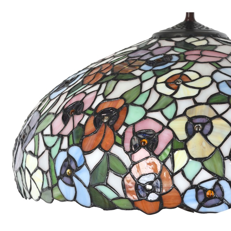 Lumilamp Table Lamp Tiffany Ø 46x72 cm Green Glass