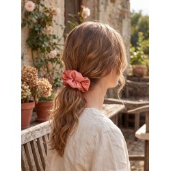 Clayre & Eef Haarelastiek Ø 10 cm Roze Synthetisch