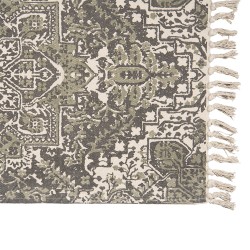 Clayre & Eef Tapis 140x200 cm Gris Vert Coton