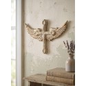 Clayre & Eef Wall Decoration 48x3x31 cm Beige Wood