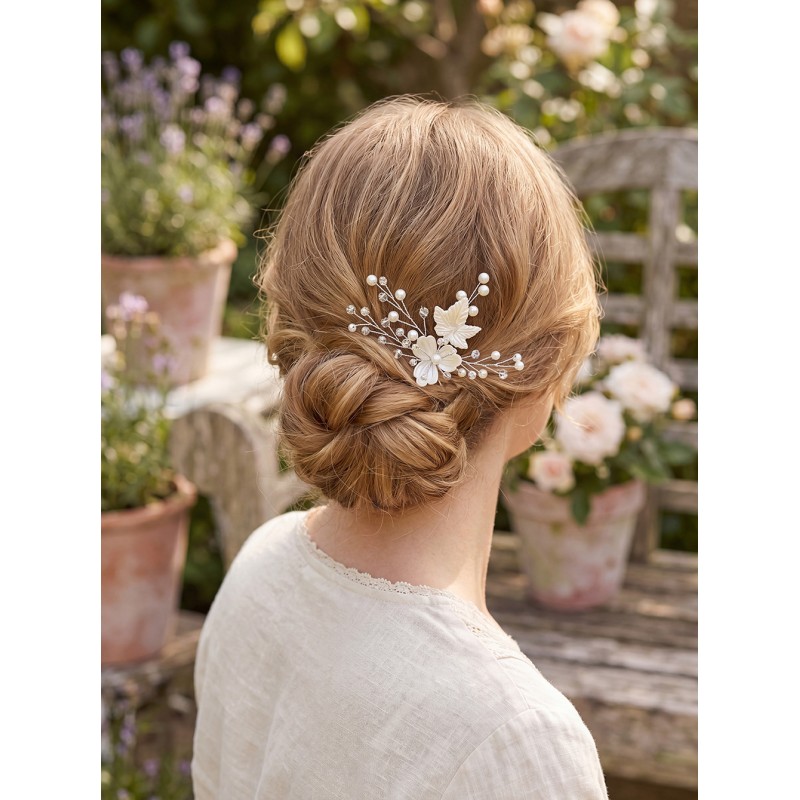 Clayre & Eef Épingle à cheveux 11 cm Couleur argent Métal