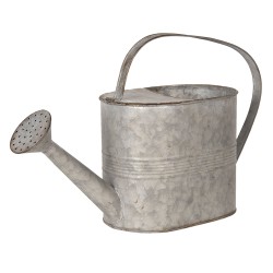 Clayre & Eef Arrosoir de décoration 40x14x25 cm Gris Métal