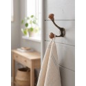 Clayre & Eef Gancio da parete 5x9 cm Marrone Ceramica