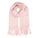 Clayre & Eef Wintersjaal Dames 40x190 cm Roze Textiel