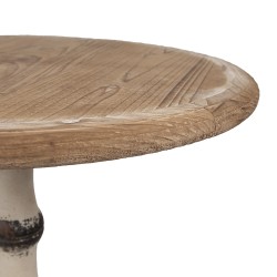 Clayre & Eef Beistelltisch Ø 62x81 cm Braun Holz