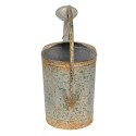 Clayre & Eef Arrosoir de décoration 50x16x33 cm Gris Vert Métal