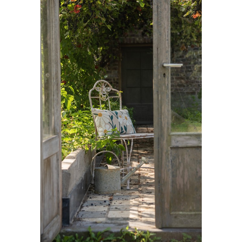 Clayre & Eef Arrosoir de décoration 50x16x33 cm Gris Vert Métal