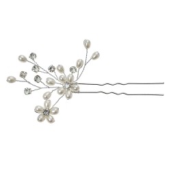 Clayre & Eef Épingle à cheveux 12 cm Couleur argent Métal