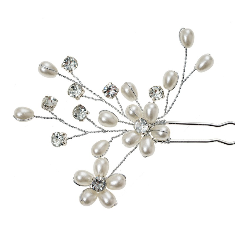 Clayre & Eef Épingle à cheveux 12 cm Couleur argent Métal