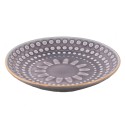 Clayre & Eef Gebaksbord Ø 13 cm Paars Keramiek