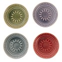 Clayre & Eef Gebaksbord Ø 13 cm Paars Keramiek