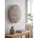Clayre & Eef Wall Light Ø 62x12 cm Grey Metal