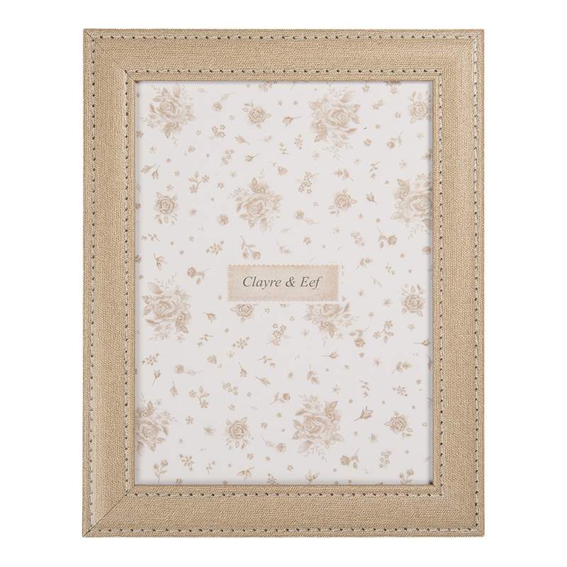 Clayre & Eef Bilderrahmen 15x20 cm Beige MDF