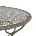 Clayre & Eef Bistroset Bistrotafel Bistrostoel 3-delig Ø 60x70 / 50x40x93 cm Groen Metaal