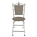 Clayre & Eef Bistrostoel 43x45x96 cm Groen Bruin IJzer