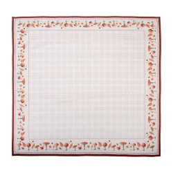 Clayre & Eef Tablecloth 100x100 cm Beige Cotton