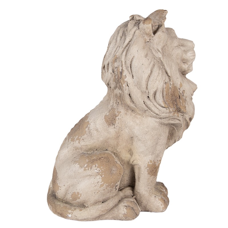 Clayre & Eef Dekorationsfigur Löwe 31x20x41 cm Beige Keramik