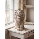 Clayre & Eef Dekorationsfigur Löwe 31x20x41 cm Beige Keramik