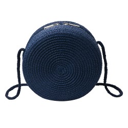 Clayre & Eef Handtas Blauw Synthetisch