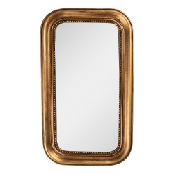 Clayre & Eef Miroir 21x2x36 cm Couleur or Plastique