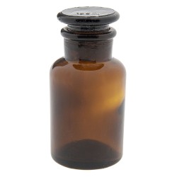 Clayre & Eef Bouteille de décoration Ø 6x11 cm Marron Verre