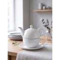 Clayre & Eef Tea for One 350 ml White Ceramic