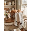 Clayre & Eef Servietten Baumwolle 6er Set 40x40 cm Beige Baumwolle