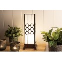 Lumilamp Lampada da tavolo Tiffany 12x12x36 cm Bianco Vetro