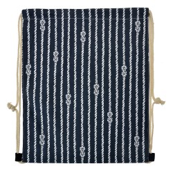 Clayre & Eef Rugzak 34x43 cm Blauw Synthetisch
