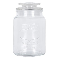 Clayre & Eef Vorratsglas Ø 11x18 cm Transparant Glas