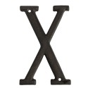 Clayre & Eef IJzeren Letter X 13 cm Bruin IJzer