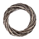 Clayre & Eef Wreath Ø 30x6 cm Brown Rattan
