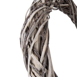Clayre & Eef Krans Ø 30x6 cm Bruin Rotan